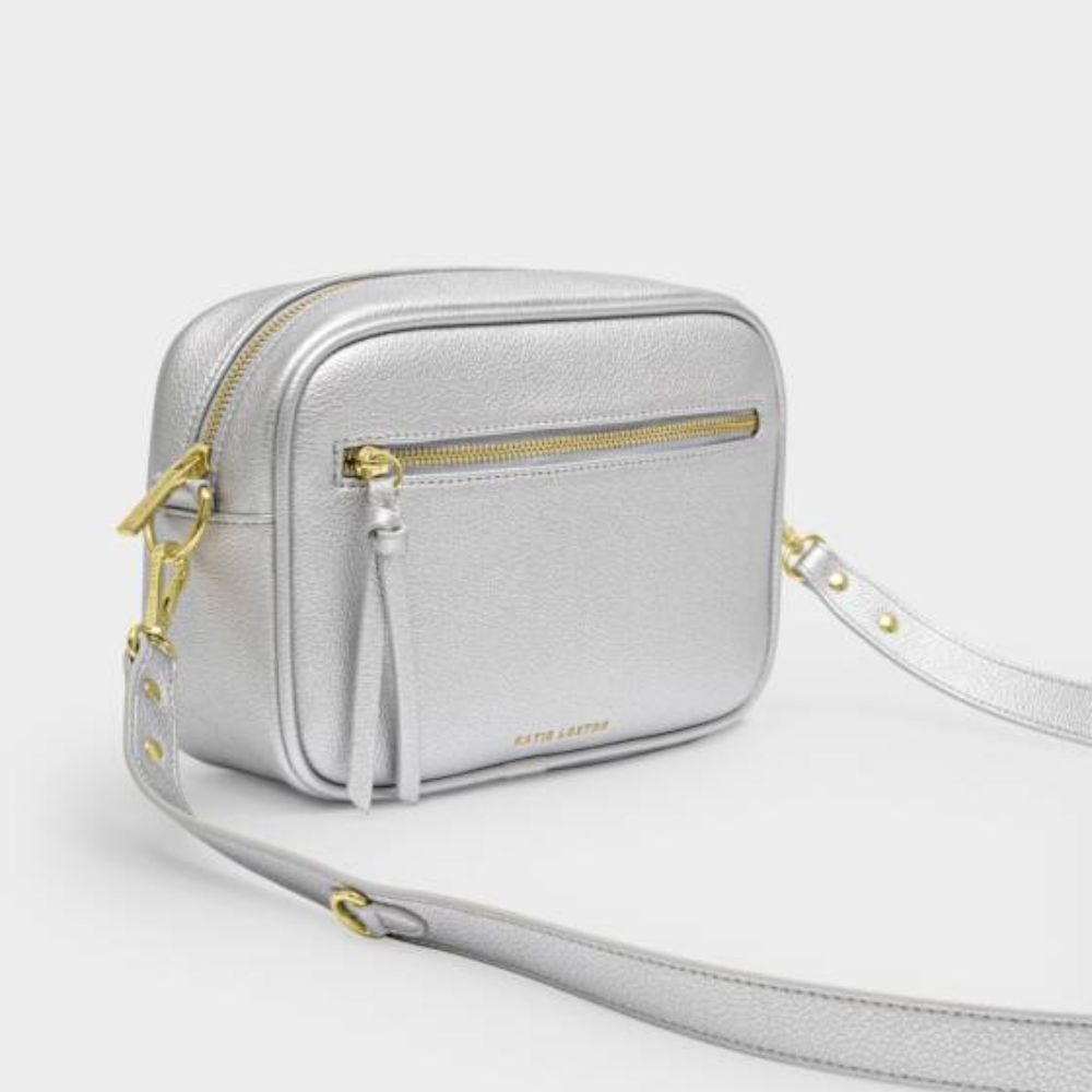 Katie Loxton Silver Hallie Crossbody Bag