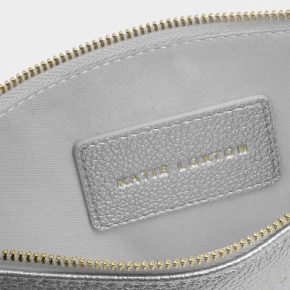 Katie Loxton Silver Hallie Wristlet Pouch