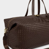Katie Loxton Soho Hand Woven Weekend Bag - Chocolate