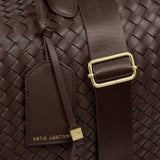 Katie Loxton Soho Hand Woven Weekend Bag - Chocolate