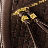 Katie Loxton Soho Hand Woven Weekend Bag - Chocolate