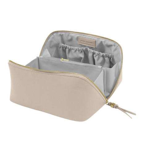 Katie Loxton Soho Large Makeup & Wash Bag - Oyster