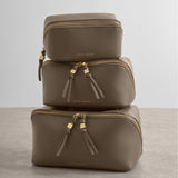 Katie Loxton Soho Large Makeup & Wash Bag - Mink