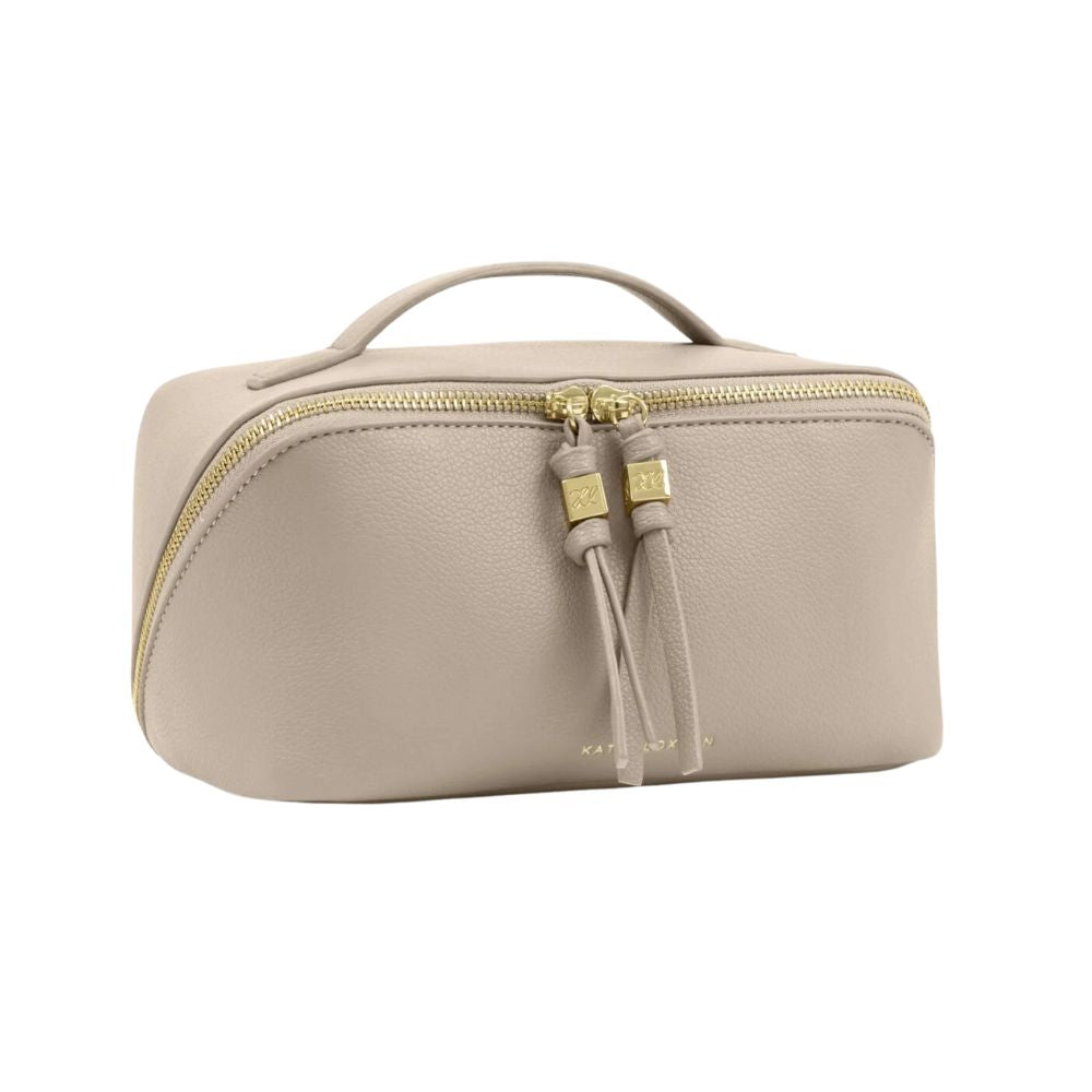 Katie Loxton Soho Medium Makeup & Wash Bag - Oyster