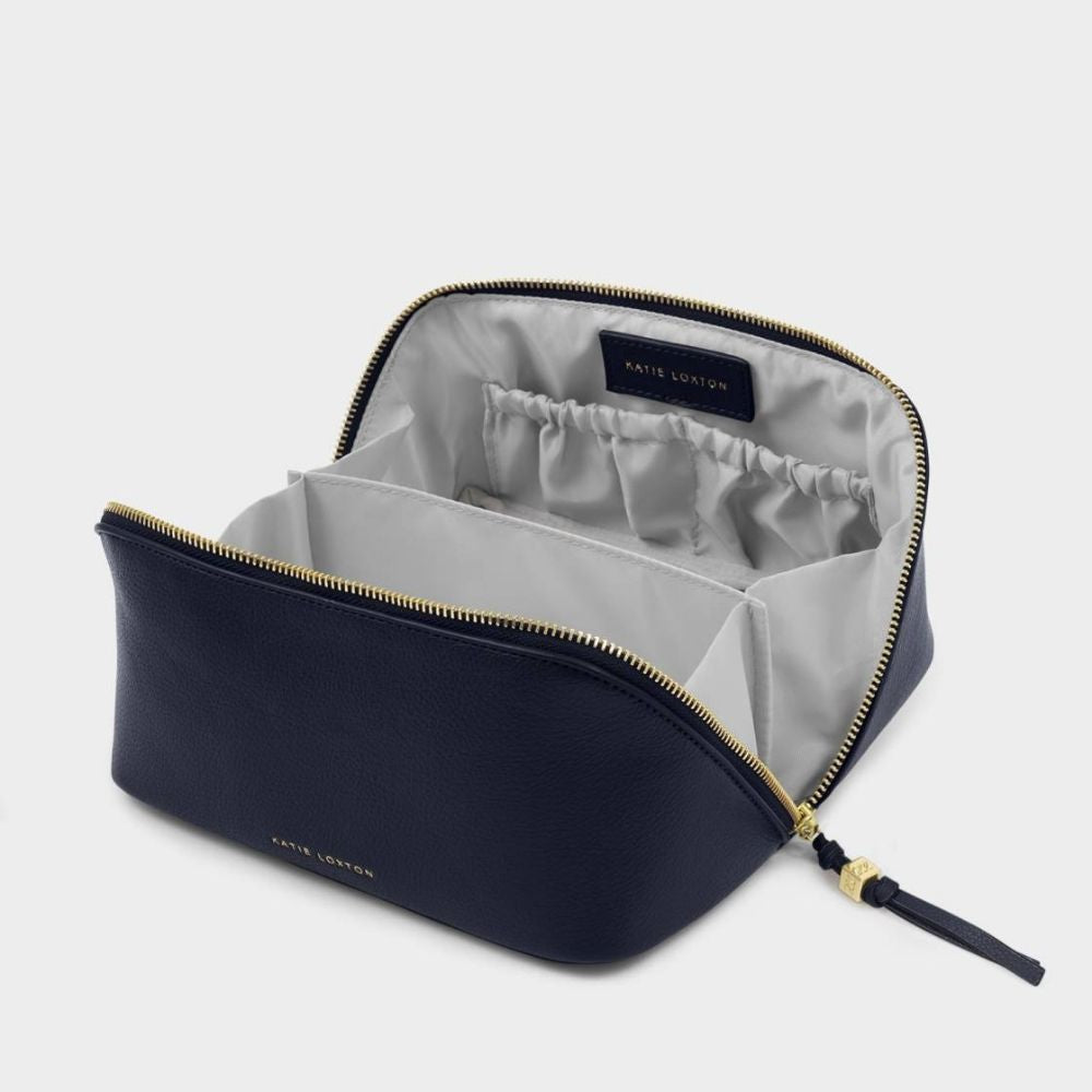 Katie Loxton Soho Medium Makeup & Wash Bag - Navy