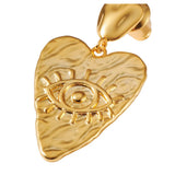 Katie Loxton Solesi Heart Waterproof Earrings - Gold
