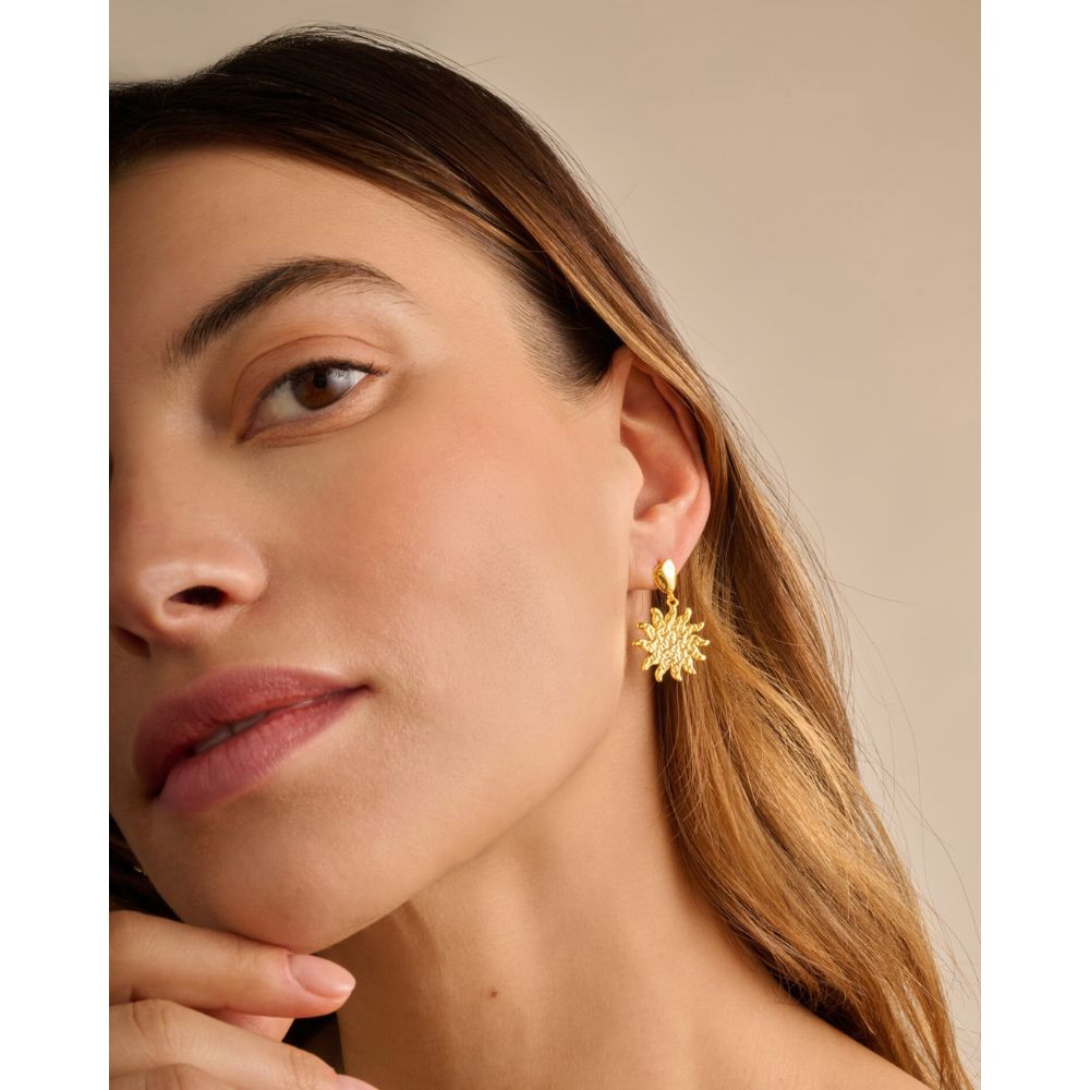 Katie Loxton Solesi Sun Waterproof Earrings - Gold