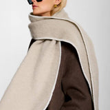 Katie Loxton Taupe Whipstitch Scarf