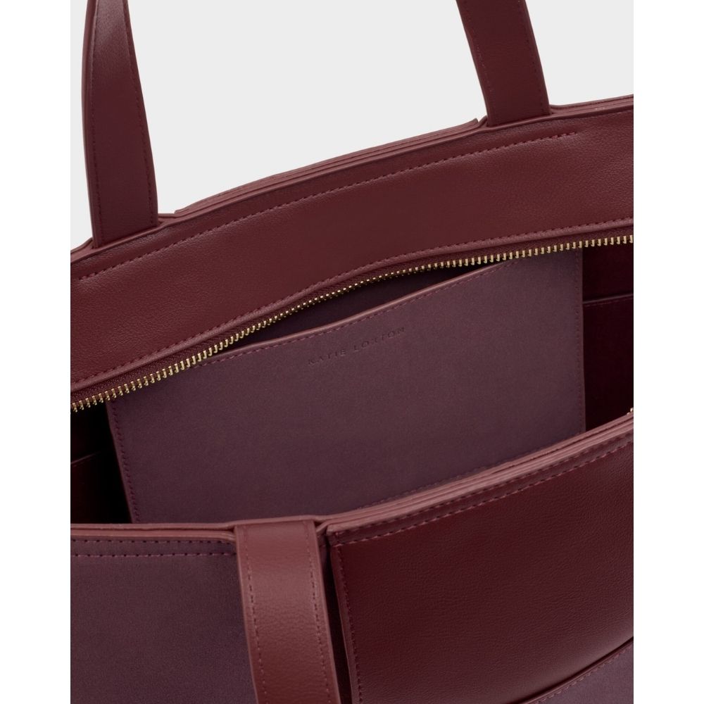 Katie Loxton Taya Cherry Hand Woven Suedette Tote Bag