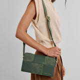 Katie Loxton Taya Suedette Crossbody Bag - Forest Green