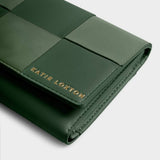 Katie Loxton Taya Woven Purse - Forest Green