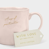 Katie Loxton 'A Cup Of Positivi-Tea' Gift Bow Mug