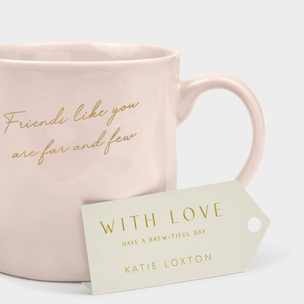 Katie Loxton 'Friends Like You Are Far & Few' Gift Bow Mug