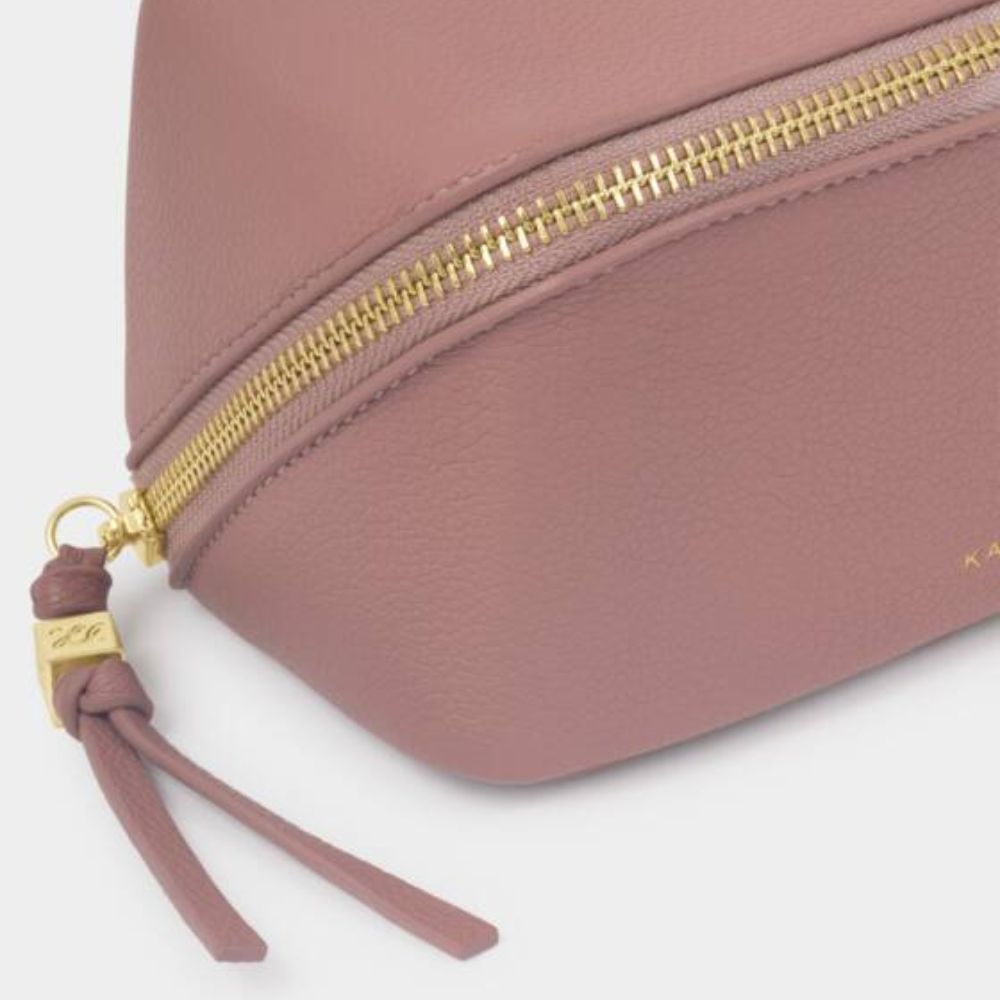 Katie Loxton Deep Rose Fold-Out Mirror Makeup Bag