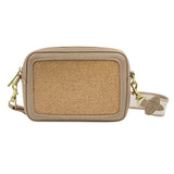 Katie Loxton Avery Raffia Small Crossbody Bag - Light Taupe