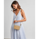 Katie Loxton Avery Raffia Small Crossbody Bag - Light Taupe