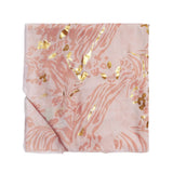 Katie Loxton One Size Printed Foil Scarf - Pink/Gold
