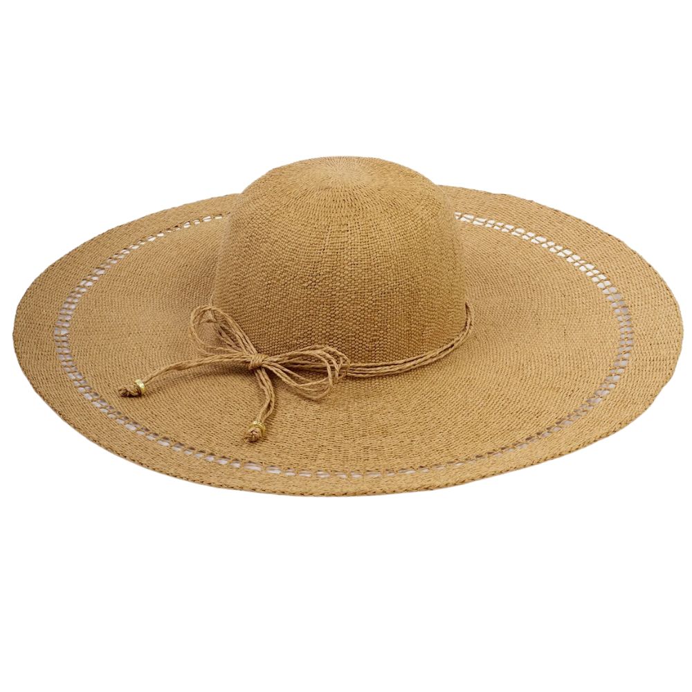 Katie Loxton One Size Straw Wide Brim Floppy Hat