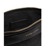 Katie Loxton Wristlet Raffia Clutch Bag - Black