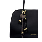 Katie Loxton 'Bestie' Heart Bag Charm Keyring - Leopard Print