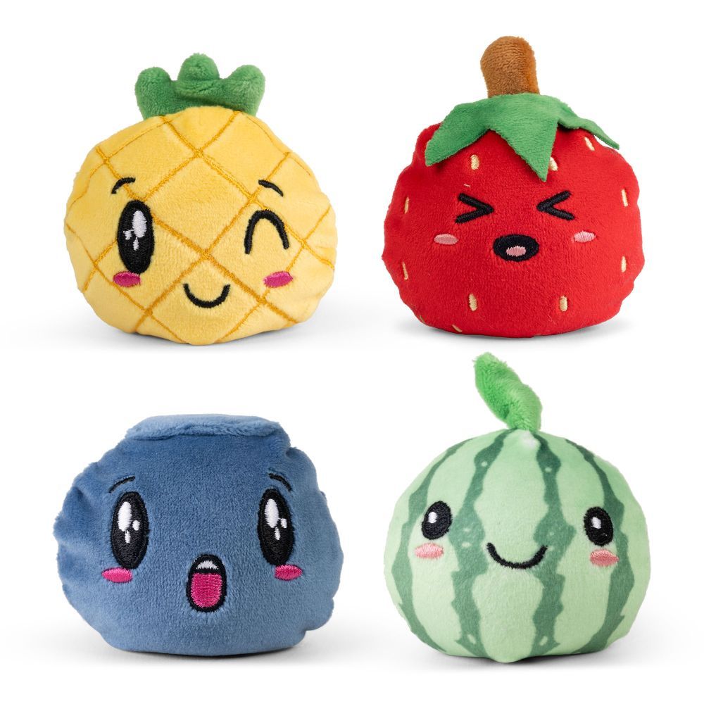 Keycraft Fruit Squishy Plushies Sensory Toys (Choice of 4)