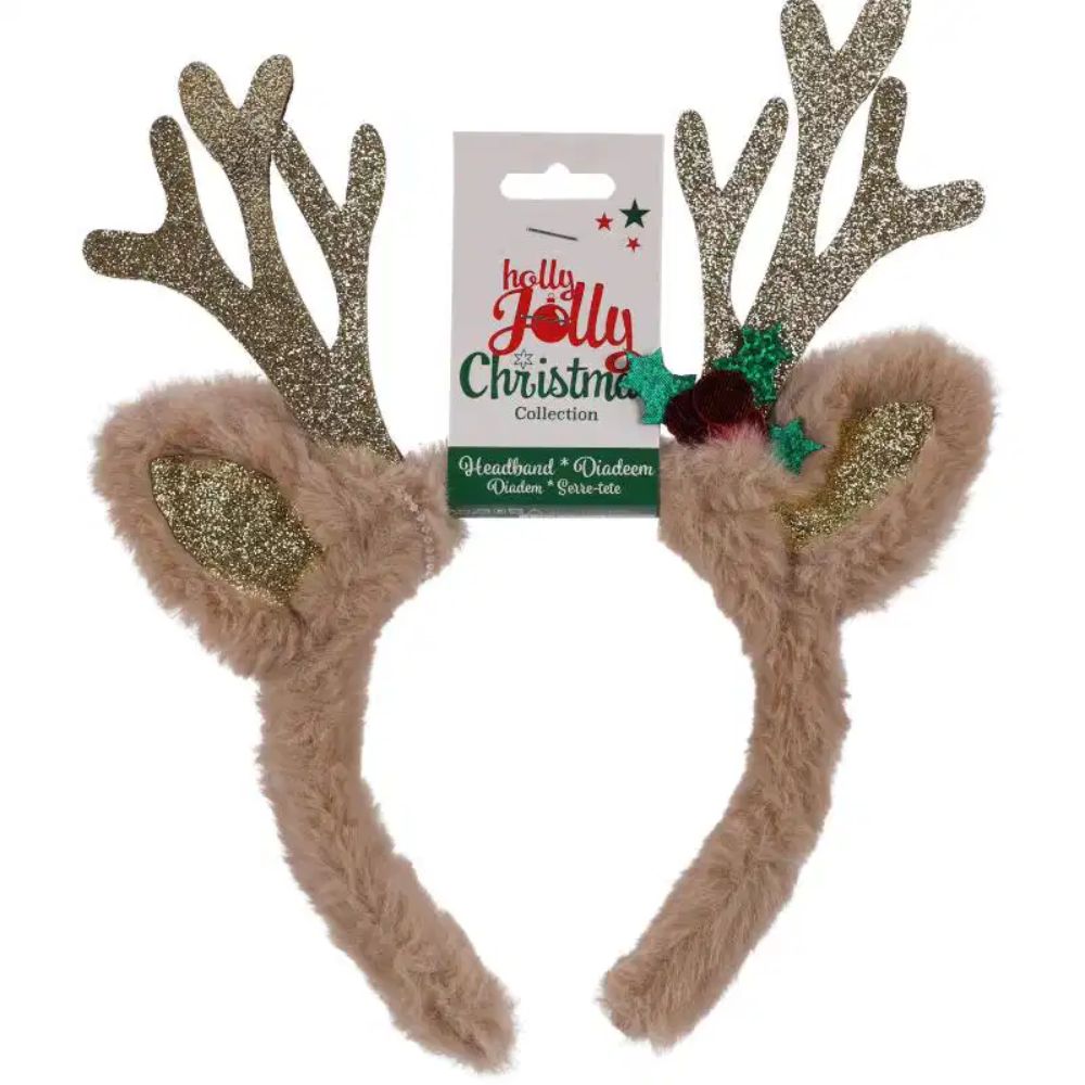 Koopman 30cm Reindeer Headband (Choice of 3)