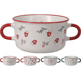 Koopman 13.5cm Christmas Jumbo Stoneware Two Handle Mug - (Choice of 4)