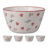 Koopman 14cm Festive Stoneware Bowl - (Choice of 4)