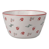 Koopman 14cm Festive Stoneware Bowl - (Choice of 4)