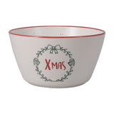 Koopman 14cm Festive Stoneware Bowl - (Choice of 4)