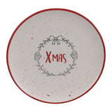 Koopman 20cm Festive Stoneware Plate - (Choice of 4)