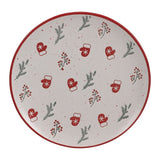 Koopman 26.5cm Festive Stoneware Plate - (Choice of 4)