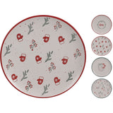 Koopman 26.5cm Festive Stoneware Plate - (Choice of 4)