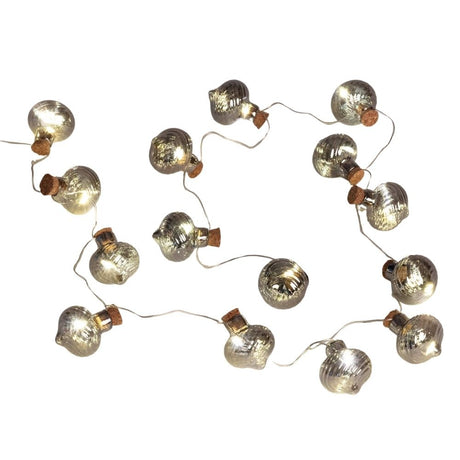 Koopman 2m Onion String Light Garland - Warm White