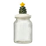 Koopman 950ml Christmas Character Glass Cookie Jar - (Set of 3)