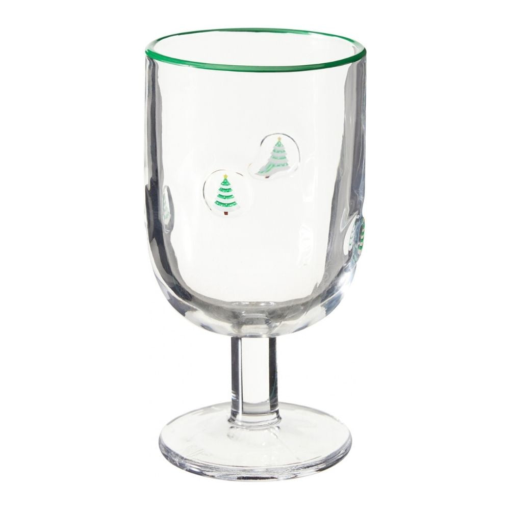Koopman Christmas Character Glass Wine Glass - (Choice of 4)