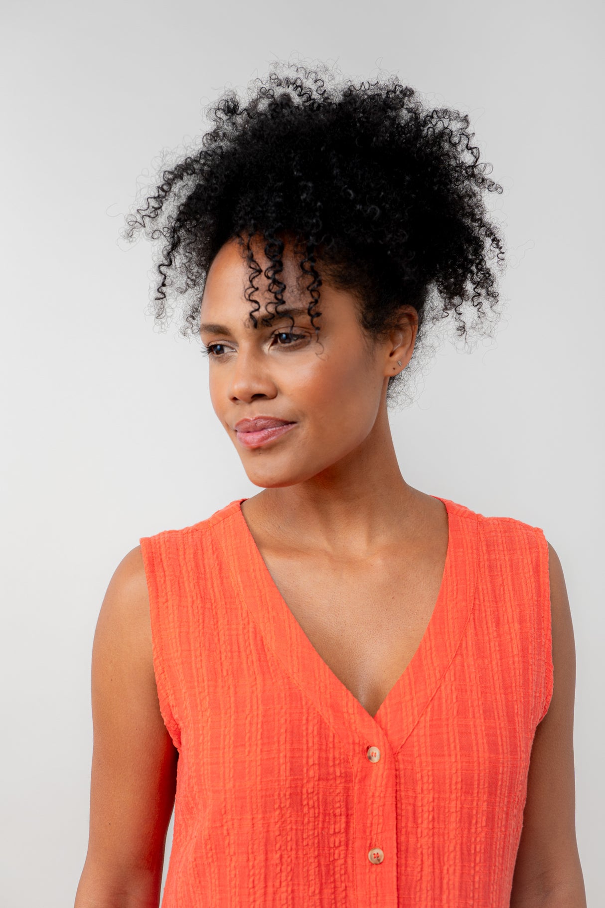 Lily & Me 8 Cerise Seersucker Check Sundown Dress