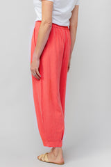 Lily & Me 20 Pink Plain Linen Sail Trouser