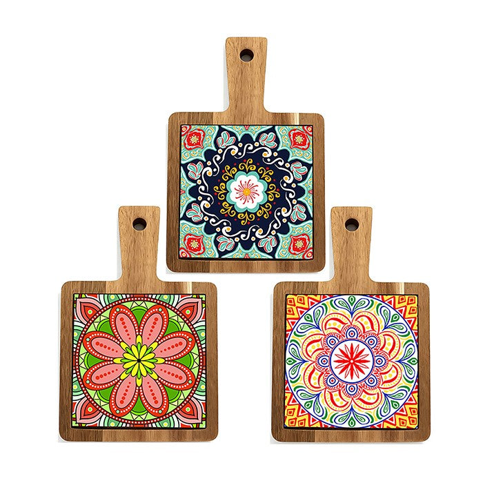 Leser & Pavey 25cm Swirl Large Cutting Board - (Choice of 3)