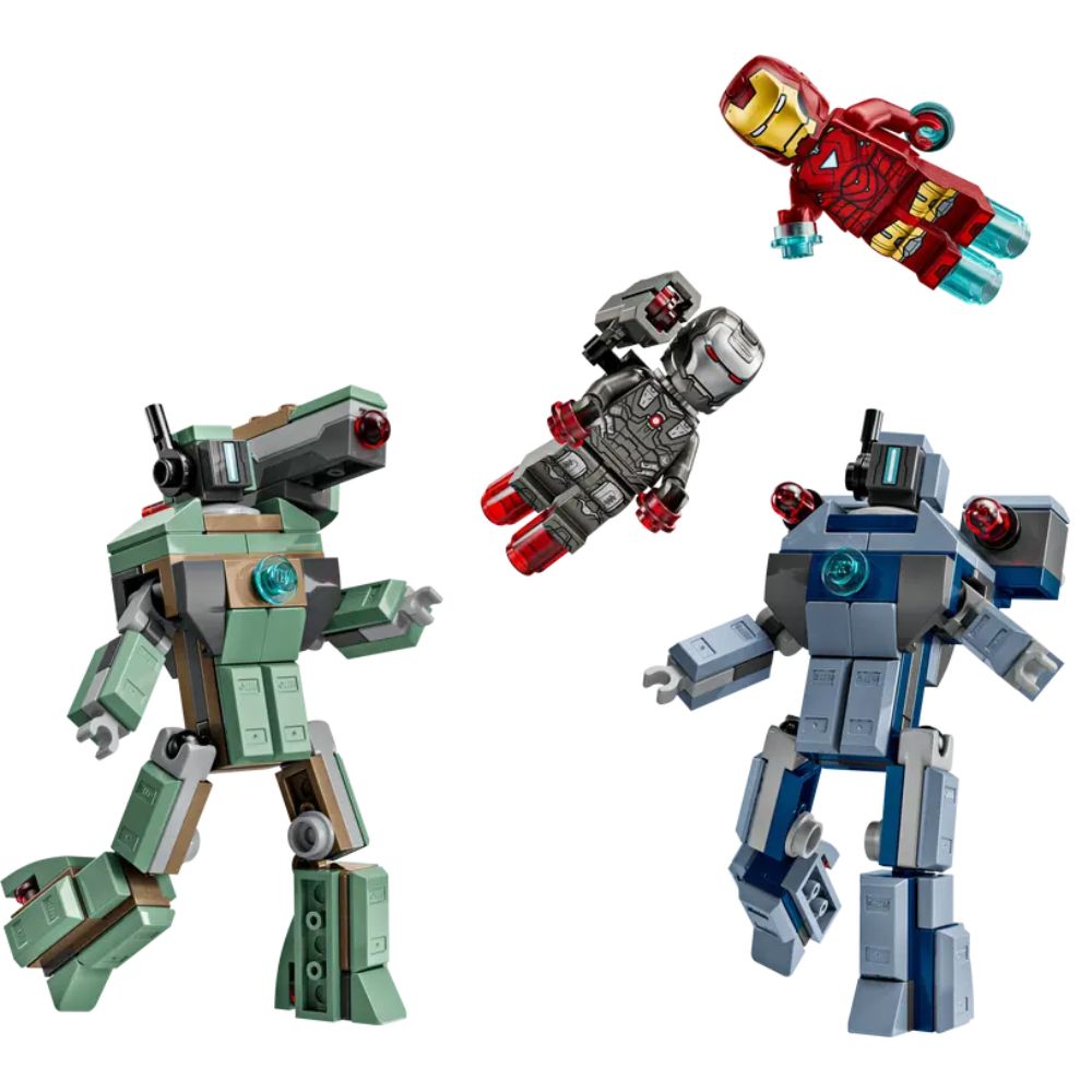 Lego Marvel Iron Man & War Machine vs. Hammer Drones