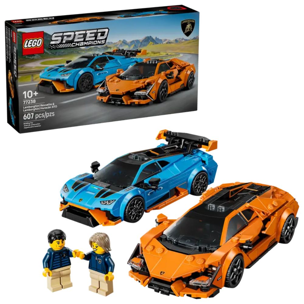 Lego Speed Champions Lamborghini Revuelto & Huracán STO
