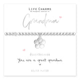 Life Charms Great Grandma Silver Plated Bracelet