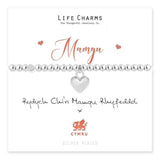 Life Charms Welsh - Mamgu - Nan Silver Plated Bracelet