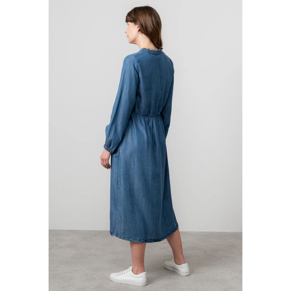 Lily & Me Ellington Denim Midi Dress - Blue