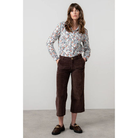 Lily & Me Patsy Organic Cotton Ditsy Women's Shirt - Ecru
