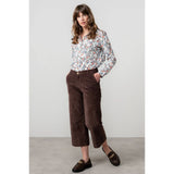 Lily & Me Patsy Organic Cotton Ditsy Women's Shirt - Ecru