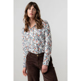 Lily & Me Patsy Organic Cotton Ditsy Women's Shirt - Ecru