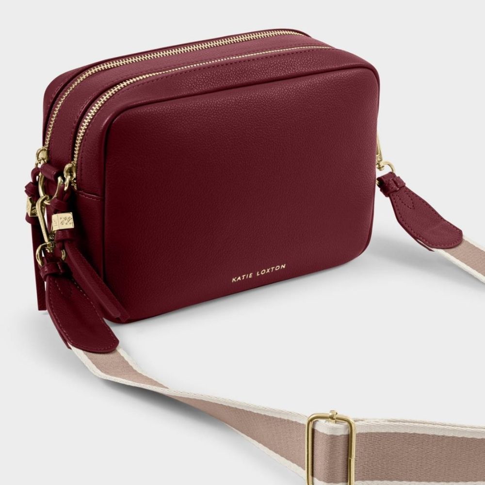 Katie Loxton Lottie Large Crossbody Bag - Cherry