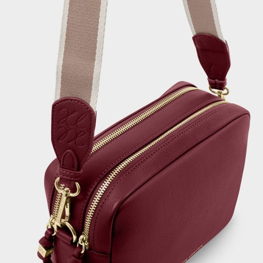 Katie Loxton Lottie Large Crossbody Bag - Cherry