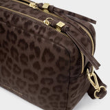 Katie Loxton Lottie Large Crossbody Bag - Chocolate Leopard